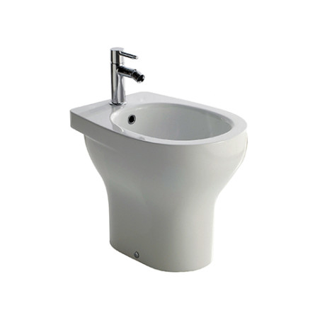 Sanitari bagno bidet a terra, Grace Globo, ceramica bianca