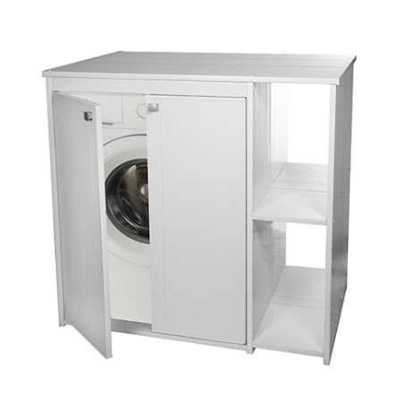 Mobile coprilavatrice asciugatrice,apertura a 2 ante,cm.94x60x94,ante rinforzate