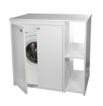 Mobile coprilavatrice asciugatrice,apertura a 2 ante,cm.94x60x94,ante rinforzate