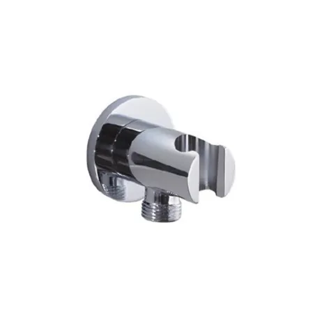 Kit doccia tondo completo di soffione da 30, doccetta, presa d'acqua e gancio