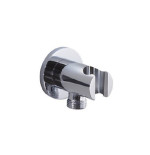 Kit doccia tondo completo di soffione da 30, doccetta, presa d'acqua e gancio