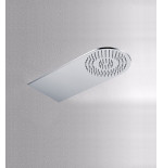 Soffione a pioggia doccia integrato extra slim, acciaio inox