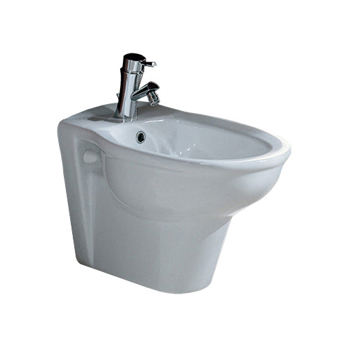 Sanitari bagno bidet sospeso, Karla Rak, ceramica bianca