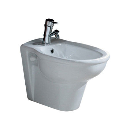 Sanitari bagno bidet sospeso, Karla Rak, ceramica bianca