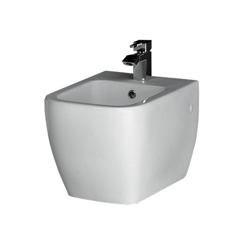 Sanitari bagno bidet sospeso, Metropolitan Rak, ceramica bianca
