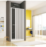 Porta nicchia per doccia cm 70 soffietto apertura laterale