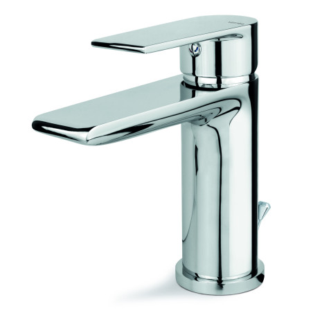 Rubinetto miscelatore monocomando lavabo cromo con piletta