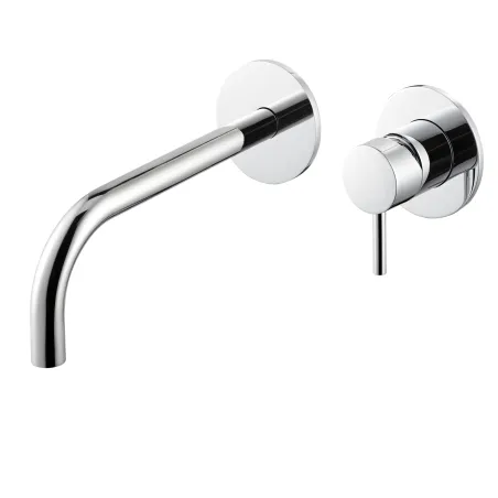 Gruppo miscelatore monocomando lavabo a parete cromo