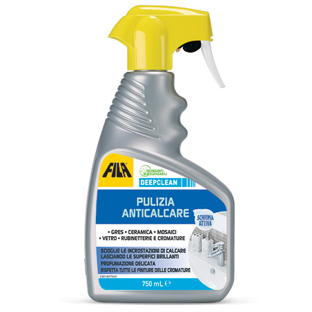 Detergente anticalcare DEEP CLEAN FILA flacone spray 750 ml
