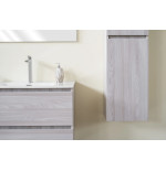 Mobile bagno sospeso color olmo cm100 con specchio e colonna