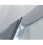 Porta doccia cm 86-90 libro 2 ante cristallo trasparente 5mm