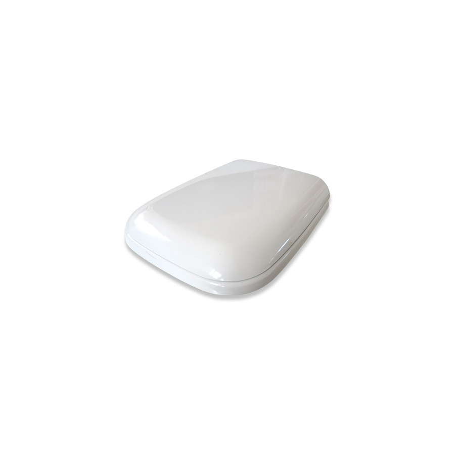Coprivaso copriwater sedile tavoletta wc in resina termoindurente , compatibile Conca Ideal Standard, colore bianco