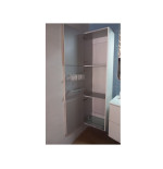 Colonna bagno sospesa 3 ante 45 x 38 x 170 bianco frassino