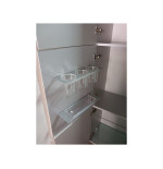 Colonna bagno sospesa 3 ante 45 x 38 x 170 bianco frassino