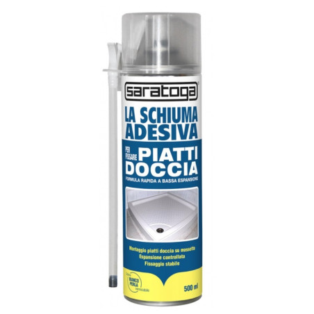 Schiuma Adesiva Piatti Doccia 500 ml Poliuretanica