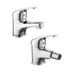 Rubinetti miscelatori monocomando bidet e lavabo cromo