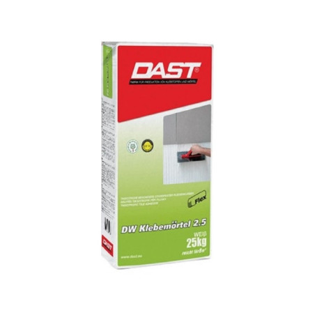DAST Colla per piastrelle certificata C2TE confezione  25 KG