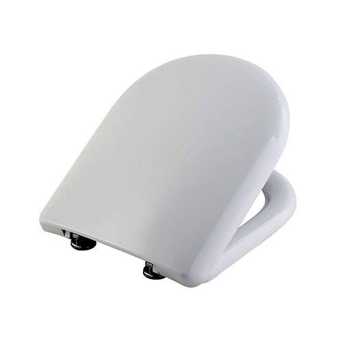 Coprivaso copriwater sedile tavoletta wc resina termoindurente avvolgente, compatibile Diana Azzurra, colore bianco