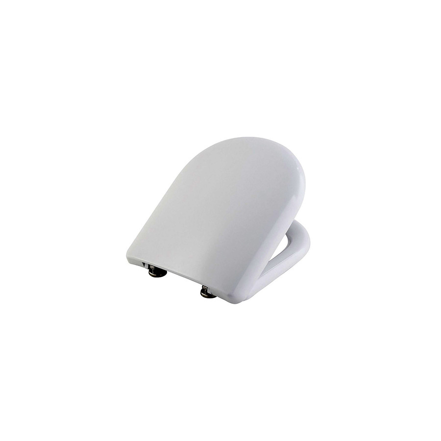 Coprivaso copriwater sedile tavoletta wc resina termoindurente avvolgente, compatibile Diana Azzurra, colore bianco