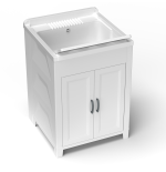 Lavatoio con mobile 60 x 60 x 85 per esterno in PVC 2 ante