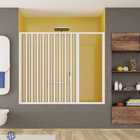 Parete Sopravasca 160 Cm Soffietto Apertura Laterale