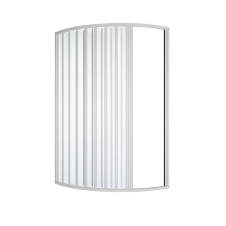 Box Doccia Semicircolare 80x120 Soffietto Apertura Laterale