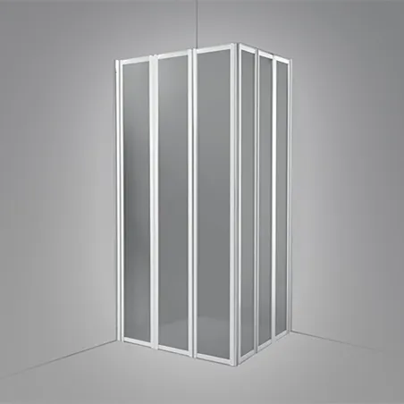 Box Doccia Angolare 70x70 per Disabili Ante Pieghevoli