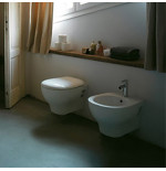 Vaso Sospeso Grace Globo Bianco Con Copriwater