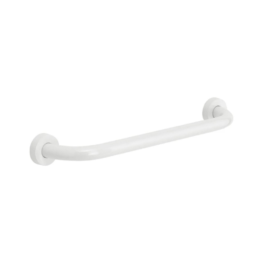 Maniglione Disabili 45 Cm Bianco Acciaio Verniciato