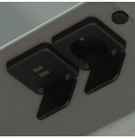 Specchio Contenitore LED 2 Ante 90x70 cm Bagno