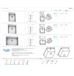 Lavello Cucina Monovasca 55 x 51 cm Inox AISI 304 Filotop e Incasso