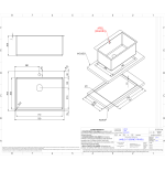 Lavello Cucina Monovasca 76 x 51 cm Inox AISI 304 Filotop e Incasso