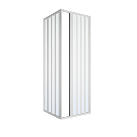 Box doccia angolare 70 x 90 soffietto apertura angolare