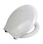 Coprivaso copriwater sedile tavoletta wc resina termoindurente avvolgente, compatibile Jubilaeum Azzurra, colore bianco