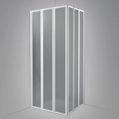 Box Doccia Angolare 80x120 per Disabili Ante Pieghevoli