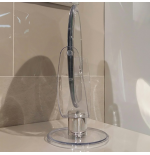 Specchio Ingranditore Circolare Appoggio Resina Trasparente