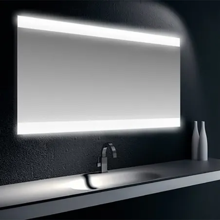 Specchio Filo Lucido Retroilluminato 100x70 cm Fascia LED