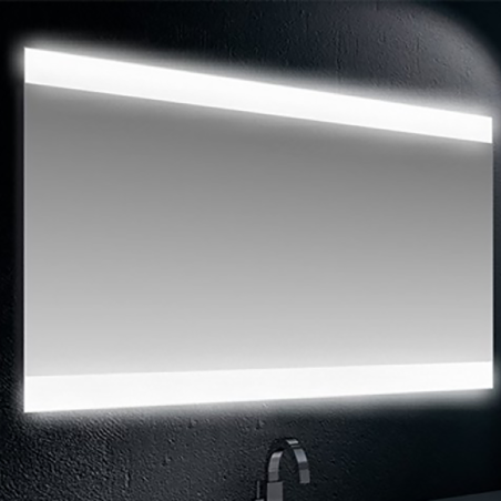 Specchio LED Retroilluminato 100x70 cm Filo Lucido
