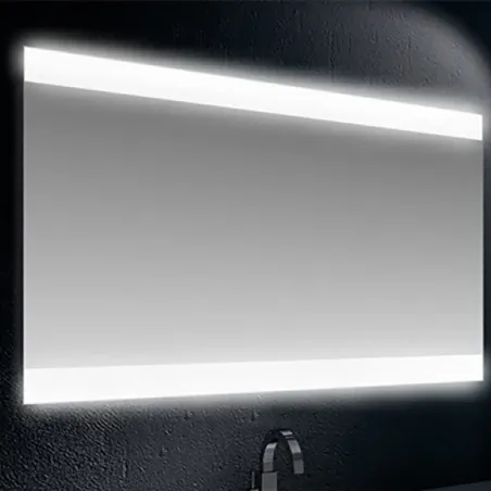 Specchio Filo Lucido Retroilluminato 100x70 cm Fascia LED