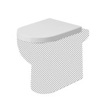 Coprivaso copriwater sedile tavoletta wc resina termoindurente avvolgente, compatibile Nuvola Azzurra, colore bianco