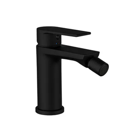 Coppia Miscelatori Lavabo e Bidet Vema Timea Nero Opaco