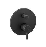 Tris rubinetti lavabo, bidet e doccia nero opaco MAIRA