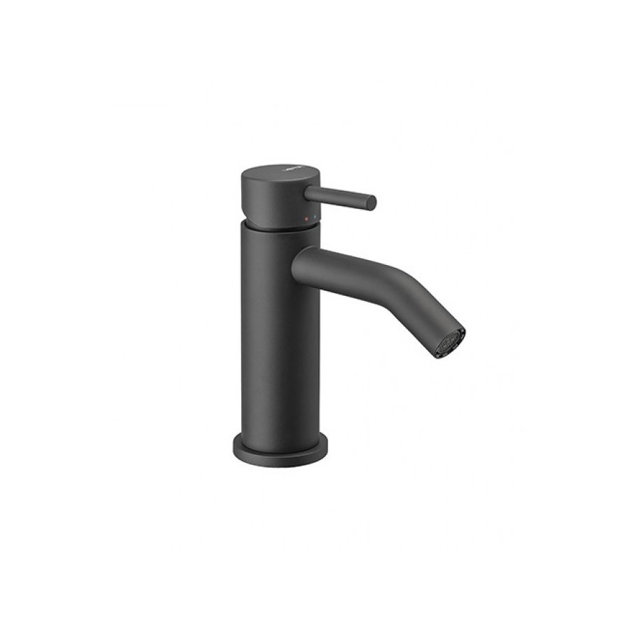 Rubinetto bidet nero opaco con piletta MAIRA
