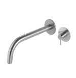 Miscelatore Monocomando a Parete Acciaio Inox Spazzolato - TIBER