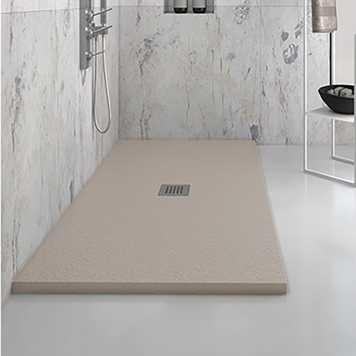 Piatto doccia marmoresina 80x100 cm sabbia con piletta
