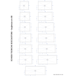 Piatto doccia marmoresina sabbia 80x160 cm con piletta