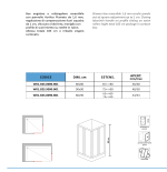 Box doccia angolare 70x90 scorrevole in acrilico
