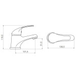 Set Rubinetti Lavabo Bidet Doccia Incasso Cromo BLU