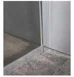 Box doccia porta nicchia 2 ante in cristallo 6mm stampato C, apertura scorrevole (cm 97-101)