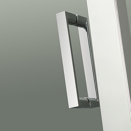 Box doccia porta nicchia 2 ante in cristallo 6mm stampato C, apertura scorrevole (cm 97-101)